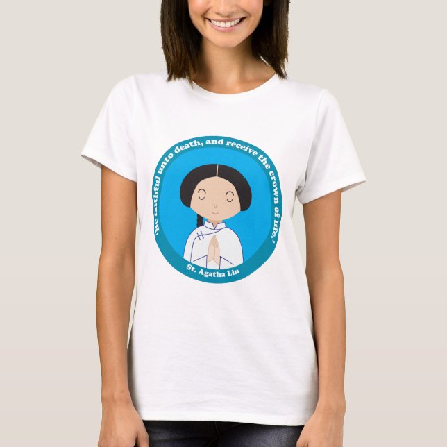 T-shirt St. Agatha Lin (Devant)