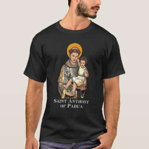 T-shirt St Antoine de Padoue Saint catholique vintage Enfa