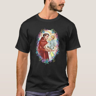 T-shirt St Antoine de Padoue Saint catholique vintage Enfa