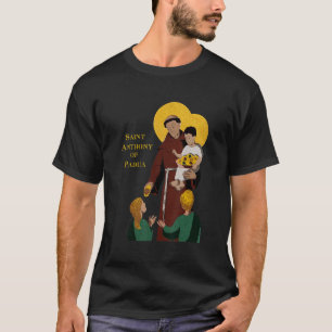 T-shirt St Antoine De Padoue Vintage Catholique Saint-Infa