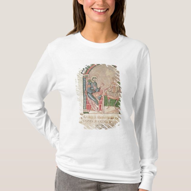 T-shirt St Augustine discutant avec Faustus (Devant)