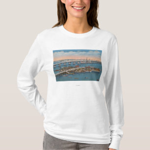 T-shirt St Augustine, FL - vue du pont des lions