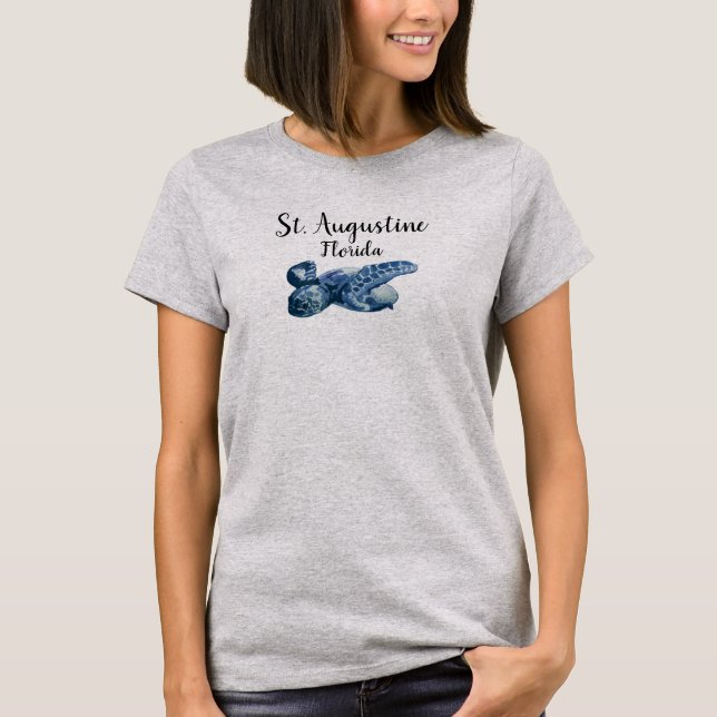 T-shirt St Augustine Florida Sea Turtle (Devant)