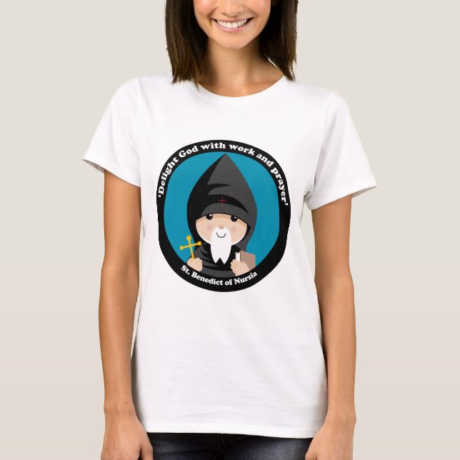 T-shirt St Benoît de Nursia (Devant)