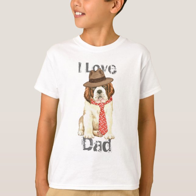 T-shirt St. Bernard Papa (Devant)
