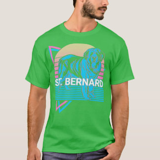 T-shirt St Bernard Retro
