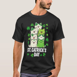 T-shirt St. Catrick's Day - Cute Irish Cat St. Patrick's