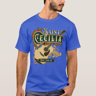 T-shirt St Cecilia of Rome Patron Saint of Music Catholic 