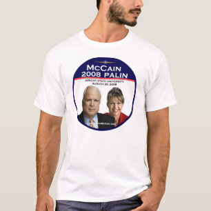 T-shirt St commémoratif de Wright de faire-part de McCain