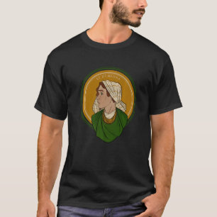 T-shirt St Dymphna Pureté Lily Patron Saint Santé mentale