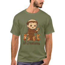 T-Shirt St Francis Toutes Créatures