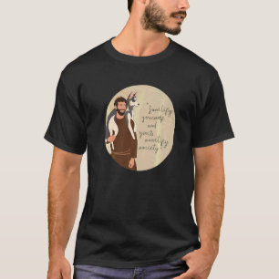 T-shirt St François d'Assise Patron des animaux Catho