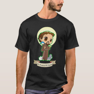 T-shirt St François d'Assise Patron des animaux Catho