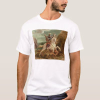 St George massacrant le dragon, (huile sur le