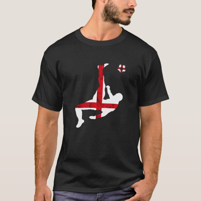 T-shirt St George's Cross Rugby Team England Drapeau angla (Devant)
