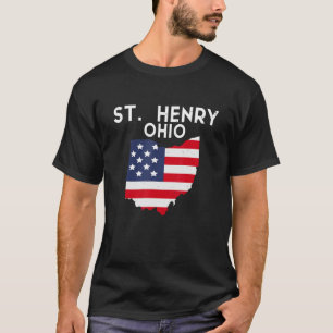 T-shirt St. Henry Ohio USA State America Travel Ohioan