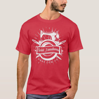 T-shirt St Homobonus Patron Couture Tailors Outils Catholi