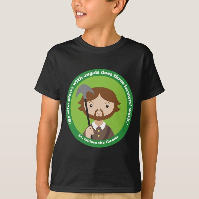 T-shirt St. Isidore l'agriculteur (Devant)