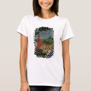 T-shirt St John la prédication de baptiste, peinte avant