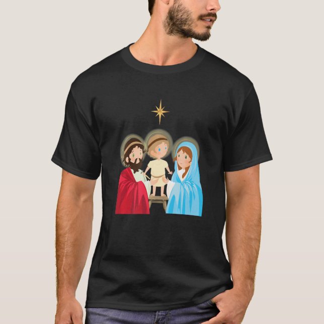 T-shirt St Joseph Église Sainte-Catholique Ie Ad Catholiqu (Devant)