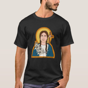 T-shirt St Kateri Tekakwitha Catholique Saint Lily Du Mo