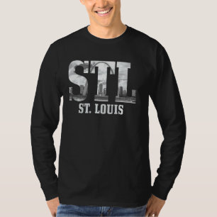 T-shirt St Louis Stl Skyline Pride Missouri Pul Vintage