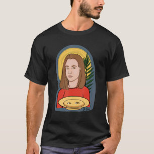 T-shirt St Lucy St Lucia Patron Des Yeux Et Aveugle Cathol