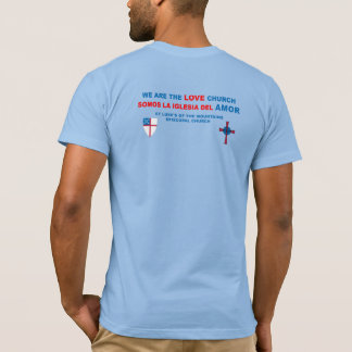 T-Shirt St. Luke's Of the Mountains Aquarelle-BLU