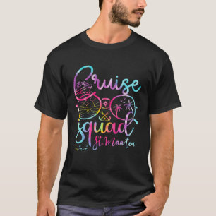 T-shirt St Martin Cruise Squad 2023 Tie Dye Family Match