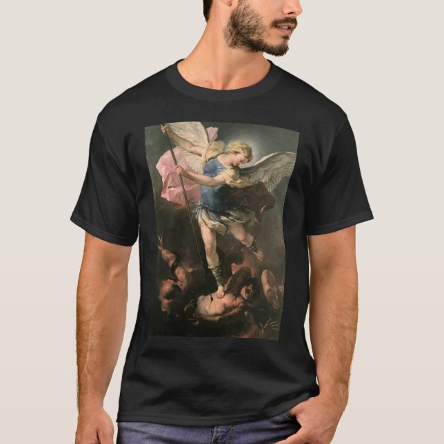 T-shirt St Michael, Luca Giordano (presto de fa) (Devant)