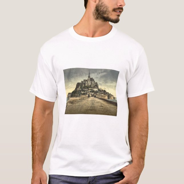 T-shirt St Michel de Mont I, Normandie, France (Devant)