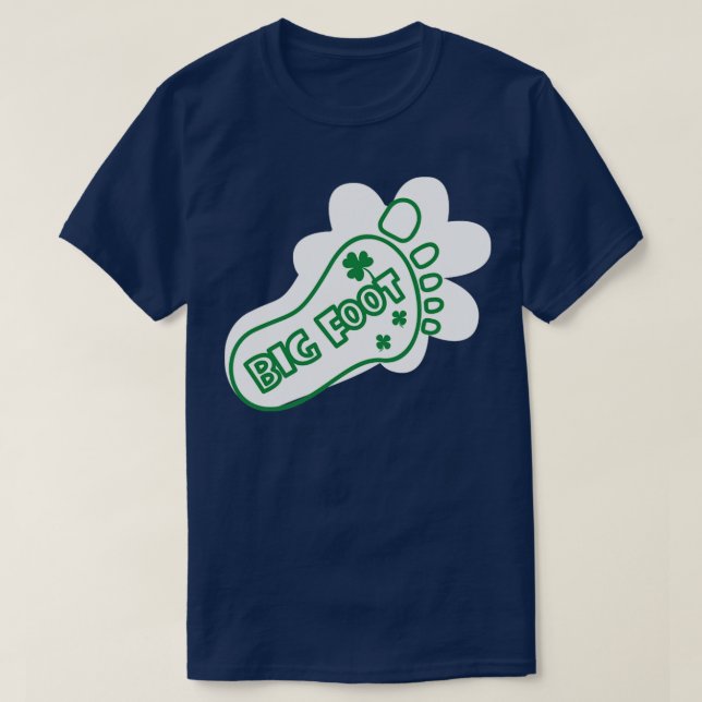 T-shirt St patrick Bigfoot (Design devant)
