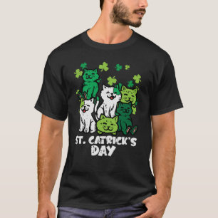 T-shirt St patrick Catricks Day Chats Saint Pattys Femmes 