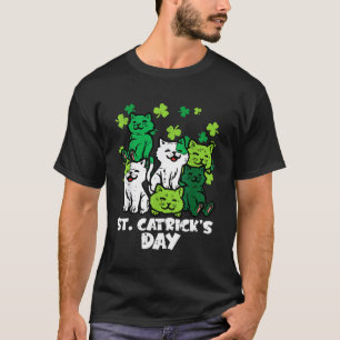 T-shirt St patrick Catricks Day Chats Saint Pattys Femmes 