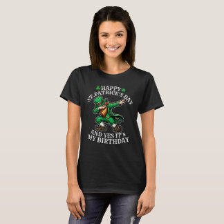 T-shirt St. Patrick’s Day Birthday Dabbing Leprechaun