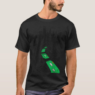 T-shirt St patrick’s day chicago graphic rivière vert irla