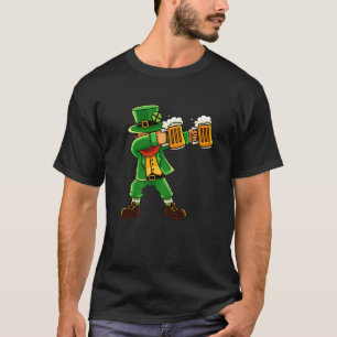 T-shirt St Patrick´s Day Dabbing Leprechaun Irish Gnome Be