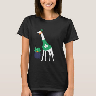 T-shirt St Patrick S Day Giraffe Cute Zoo Animal