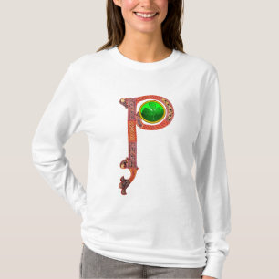 T-SHIRT ST PATRICK'S DAY CÉLTIC P MONOGRAM AVEC SHAMROCK