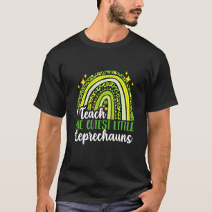 T-shirt St. Patricks Day Enseignant Cutest Little Leprecha
