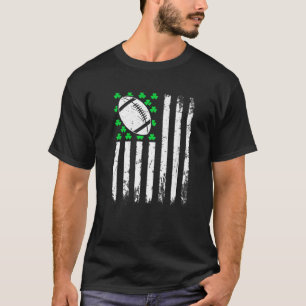 T-shirt St. Patricks Day Football Irlandais Retro American