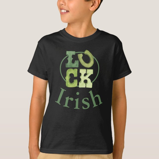 T-shirt St. Patrick's Day Irlandais Luck (Devant)
