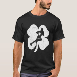 T-shirt St. Patricks Day Irlande Rugby Retro Shamrock Iris