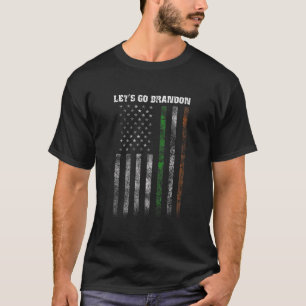 T-shirt St Patrick's Day Let's Go Branson Brandon USA Iris