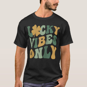 T-shirt St Patrick's Day Lucky Vibes seulement Rétro St Pa