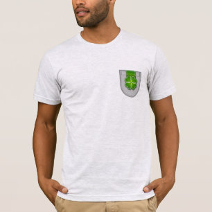 T-shirt St Patrick's Day Minimaliste Quatre Shamrocks Feui