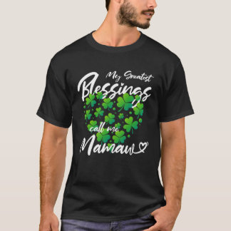 T-shirt St Patricks Day My Greatest Blessings Call Me Mama