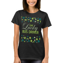 St. Patrick's Day One Lucky Bus Driver Clover