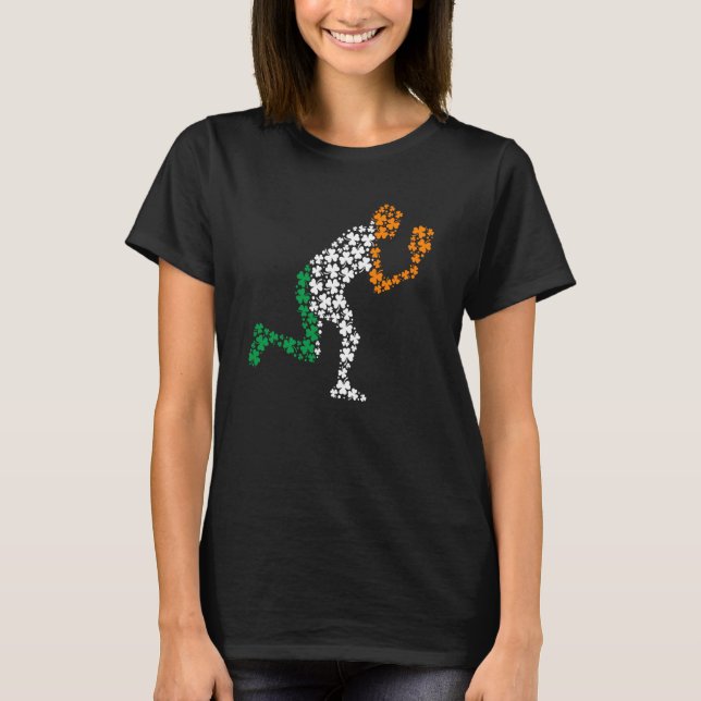 T-shirt St Patricks Day Pickleball Player Irish C (Devant)