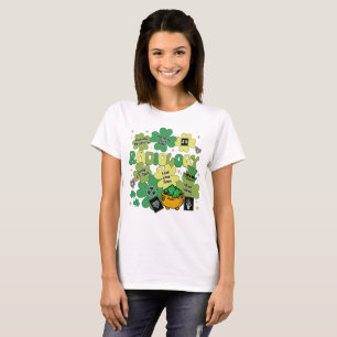 T-shirt St Patrick's Day Radiologie Lucky Shamrock Rad Tec